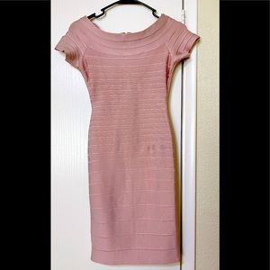 Herve Leger. Carmen Off-The-Shoulder Bandage Dress